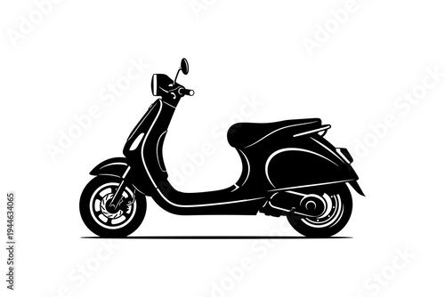 Adventure emblem with mountains and forest in retro style