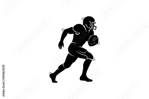 Classic motorcycle adventure design with mountain and forest theme