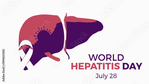 World Hepatitis Day Concept Design illustration