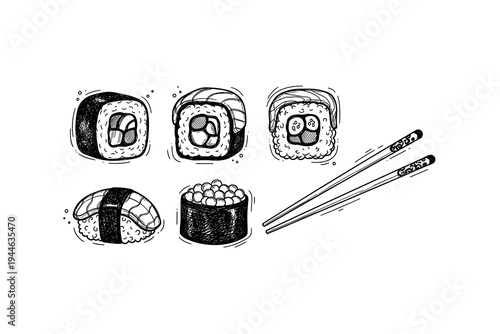 Vintage camping emblem with hiking backpack and trekking gear