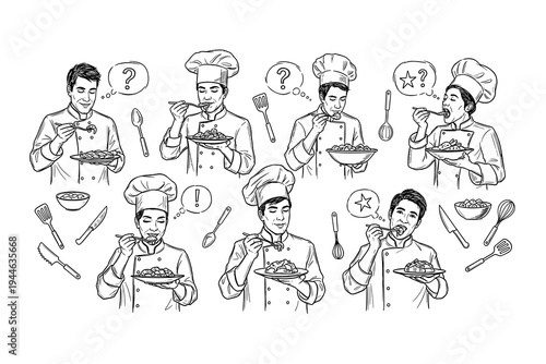 Monochrome wilderness explorer badge with mountain and forest scene