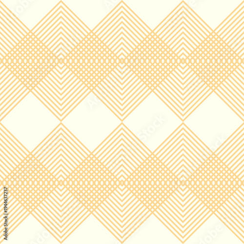 Seamless gingham pattern with cute daisy flowers, diagonals and checkered background. Tartan check for textile, packaging, holiday. Cozy cute baby background
