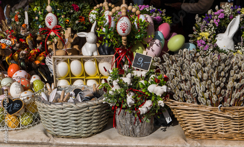 Múnich, Alemania, en el mercado ya se vende la Pascua
