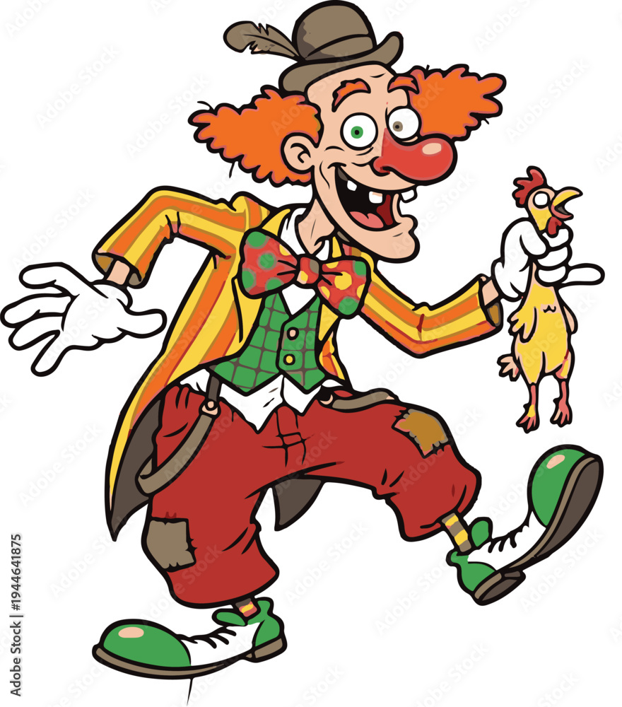 Fototapeta premium Comedy cartoon