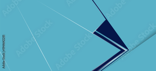 Blue black abstract background geometry shine and layer element vector for presentation design. Suit for business, corporate, institution, party, festive, seminar, and talks