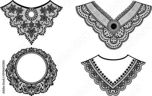 Black and white silhouette of a woman profile with long hair merging into a pine forest landscape with birds flying and moon