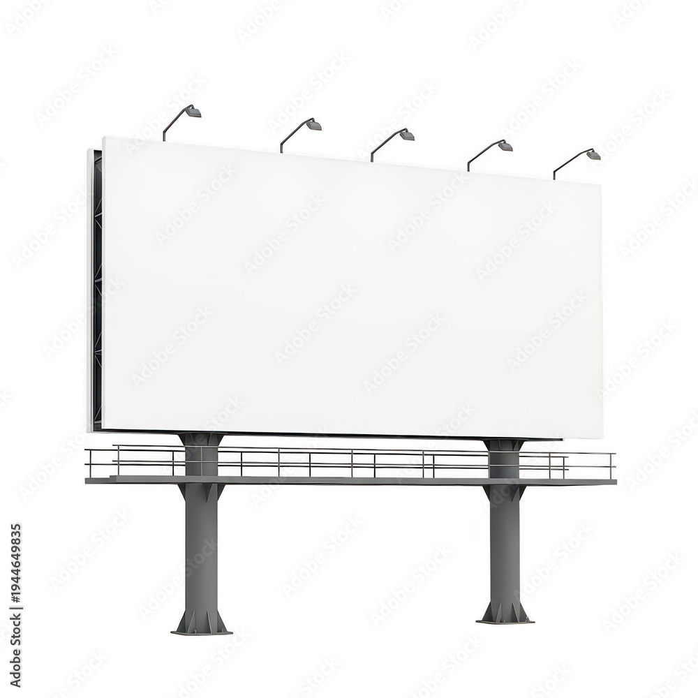 Fototapeta premium Bus stop shelter with digital advertisement display and birds flying above