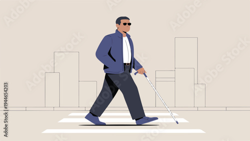 business man standing on the roof