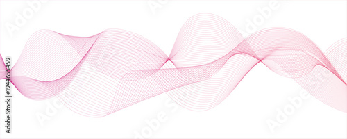 Pink abstract background with lines and heart shapes creates a purple vector for a Valentine's Day card pattern or wedding celebration wallpaper design.