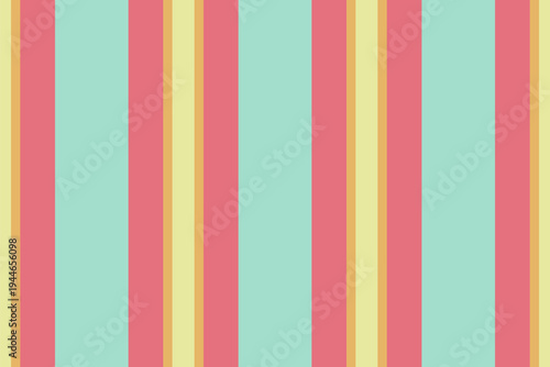 Vining texture lines pattern, podium vector stripe textile. Hloor vertical seamless fabric background in red and amber colors.