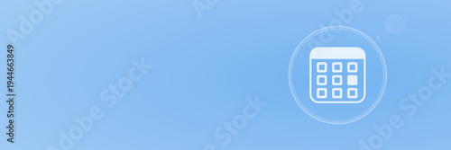 Header Kalender Termin Zeitmanagement svg unter 60 kB Vektor Grafik mit copy space