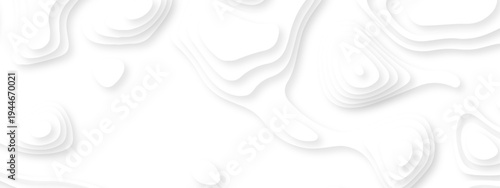 Vector lines seamless pattern sea map topography design. White wave paper curved reliefs Contour maps. Discovery topographic texture backdrop landscape earth style trail map geography design.