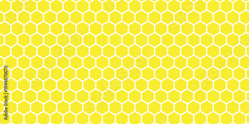 Honeycomb pattern hexagon illustration wallpaper cell geometric seamless design.	