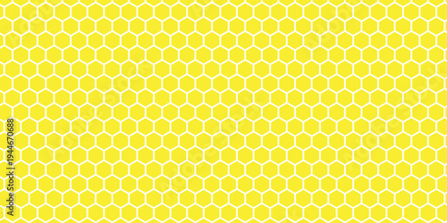 Honeycomb pattern hexagon illustration wallpaper cell geometric seamless design.	