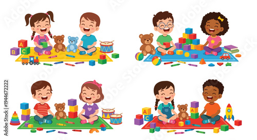 An illustrated scene celebrating reading imagination and the power of stories