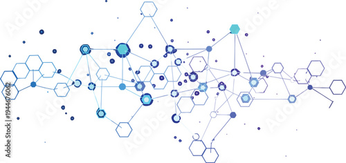 Futuristic abstract glowing blue and purple network illustration symbolizing data communication, technological connections, and innovation for modern computing and digital solutions.
