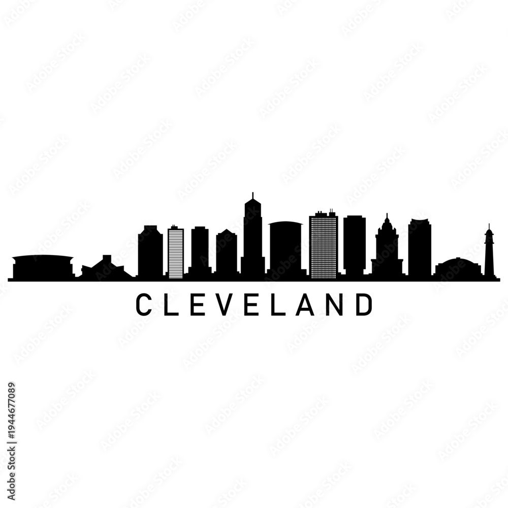 Obraz premium Cleveland Skyline