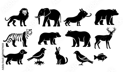 Premium Animal Icon Pack Vector Design for Wildlife and Pets