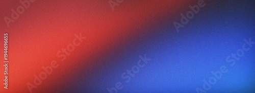 Photography Abstract grainy background with red and blue gradient blend smooth soft texture