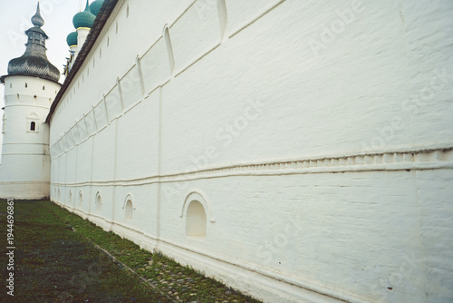 Ancient Orthodox white stone Cathedral
