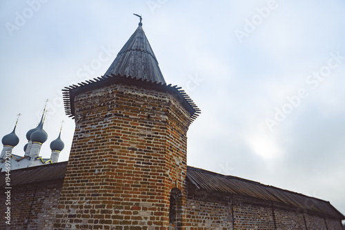 Ancient Orthodox white stone Cathedral