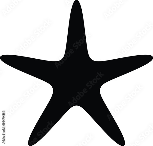 Black silhouette of a bee flying, isolated on white background