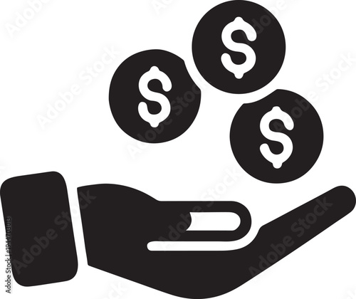 A set of 3d vector icons featuring a round smiley face with billiard balls as a flat web symbol for business and money concepts