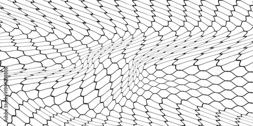 Curved net pattern. Seamless design for sportswear or equipment like soccer goals, volleyball nets, basketball hoops, hockey nets, and athletic gea