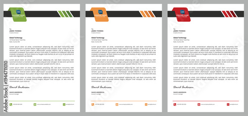 Corporate and Business Latter Head Template