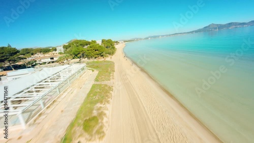 Playa de Muro Mallorca Majorca Balearic Islands Spain