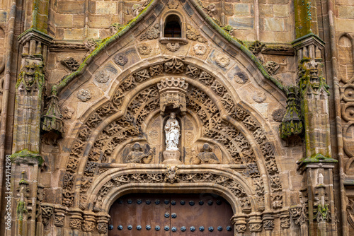 фотографія Gothic facade of the Church of Our Lady of Consolation, Azuaga, Badajoz, Extrema