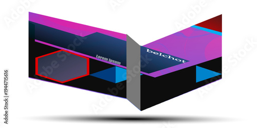 Desain sampul buku modern. Laporan tahunan. Templat brosur, katalog. Flyer promosi sederhana. Majalah.