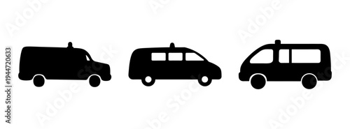 Find black van vector art: download three van silhouette images for graphic design projects now