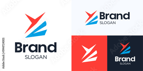 Creative letter E with star shapes concept logo design, Symbol initial alphabet sign integrated with abstract asterisk vector illustration template for identity business company