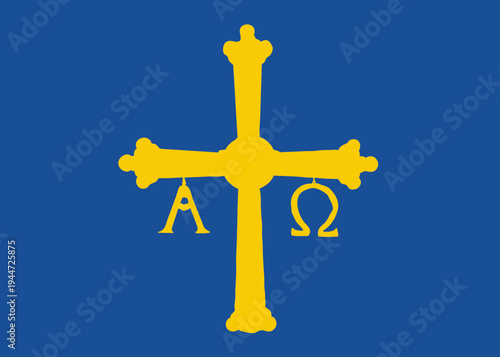 bandera de asturias