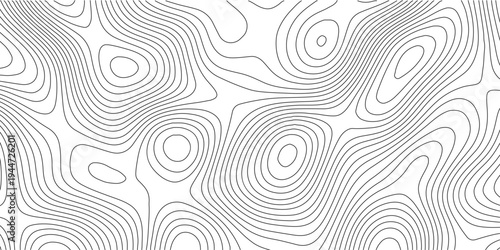 Topographic Map Patterns Vintage Outdoors Style Topography Line Map and World Map Template; Minimalist Elevation Contours Stock Vector for Adventure Branding and Hiking Gear Design