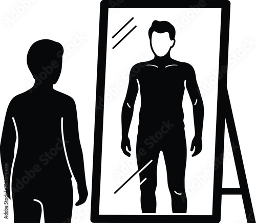 Mental health awareness reflections of inner turmoil and self perception