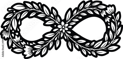 Mental health matters infinity symbol of hope and resilience