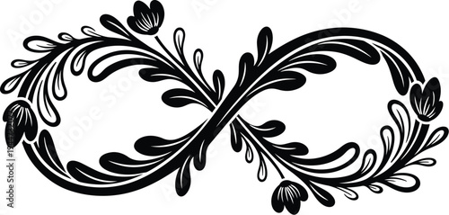 Mental health infinity symbol for awareness and support