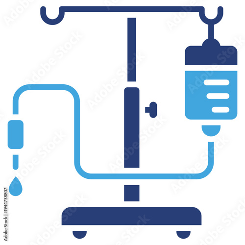 Iv Drip Two Color Icon