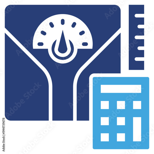 Bmi Check Two Color Icon