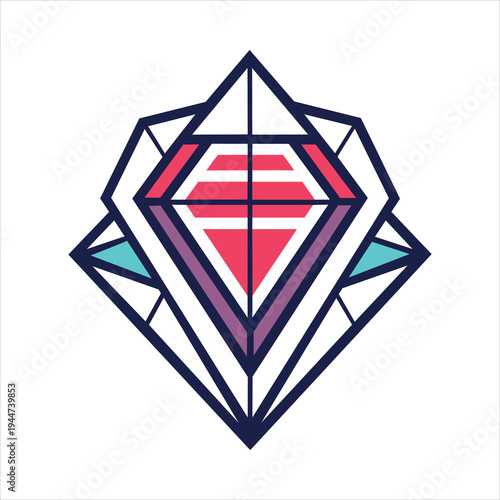 Minimal Fashion Brand Geometric Logo Template