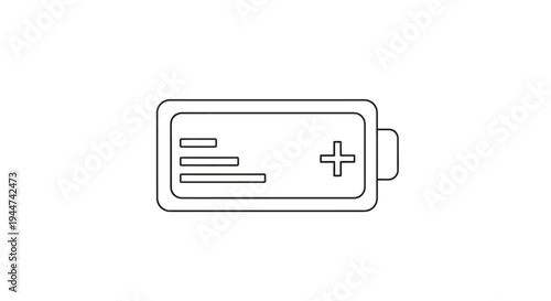 Battery Icon Symbol Power Charge.