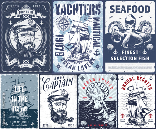 Nautical graphic art