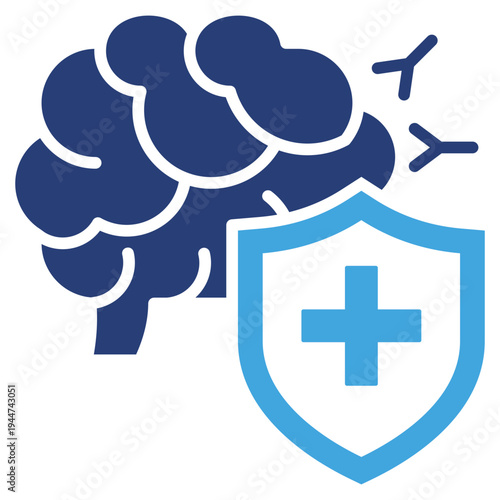 Adaptive Immunity Two Color Icon