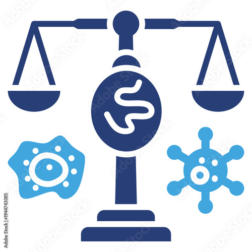 Regulatory Balance Two Color Icon