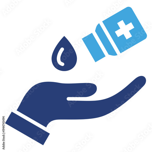 Hand Sanitizing Icon