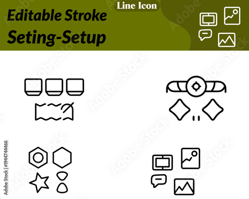Modern flat vector icon featuring a gear with a small wrench overlay, symbolizing configuration, setup, and system control. Clean minimalist design. Ideal for settings tools and technical interfaces.