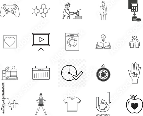 Minimalist design of a placeholder labeled vector file