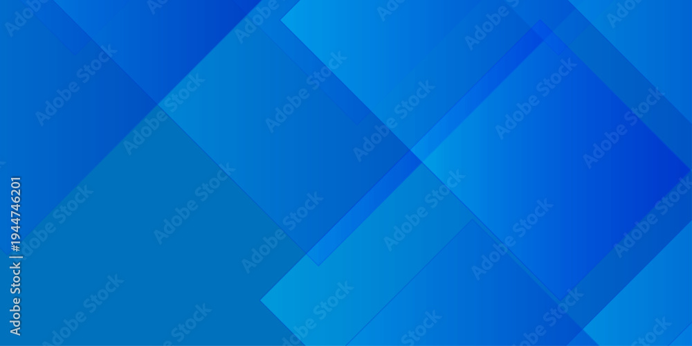 Fototapeta premium abstract blue geometric background with overlapping diagonal square shapes light gradient technology business wallpaper